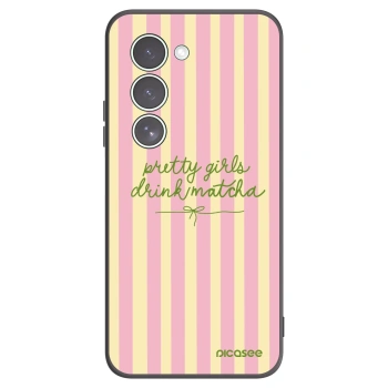 Picasee Xiaomi Redmi 15 5G Hülle - Schwarzes Silikon - Pretty matcha