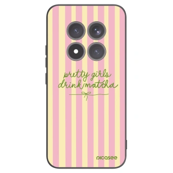 Picasee Xiaomi Redmi Note 15 Pro+ Hülle - Schwarzes Silikon - Pretty matcha