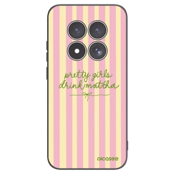 Picasee Xiaomi Redmi Note 15 Pro 5G Hülle - Schwarzes Silikon - Pretty matcha