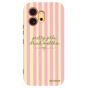Picasee Honor 600 Hülle - Schwarzes Silikon - Pretty matcha