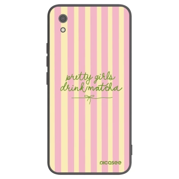 Picasee Xiaomi Redmi 7A Hülle - Schwarzes Silikon - Pretty matcha