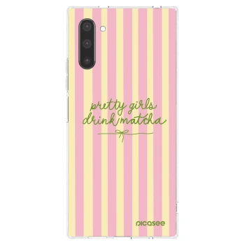 Picasee Samsung Galaxy Note 10 N970F Hülle - Transparentes Silikon - Pretty matcha