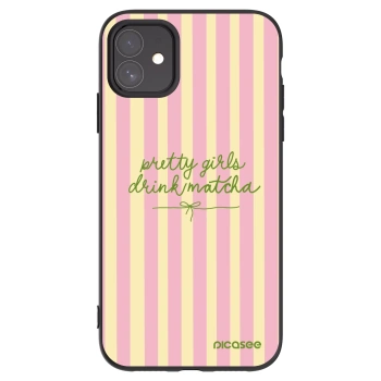 Picasee Apple iPhone 11 Hülle - Schwarzes Silikon - Pretty matcha