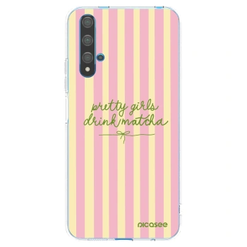 Picasee Huawei Nova 5T Hülle - Transparentes Silikon - Pretty matcha