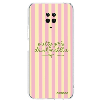 Picasee Xiaomi Redmi Note 9S Hülle - Transparentes Silikon - Pretty matcha