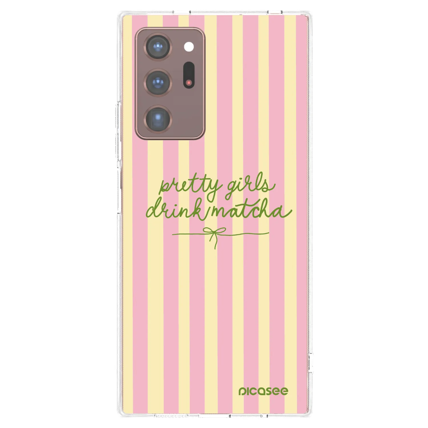 Picasee Samsung Galaxy Note 20 Ultra Hülle - Transparentes Silikon - Pretty matcha