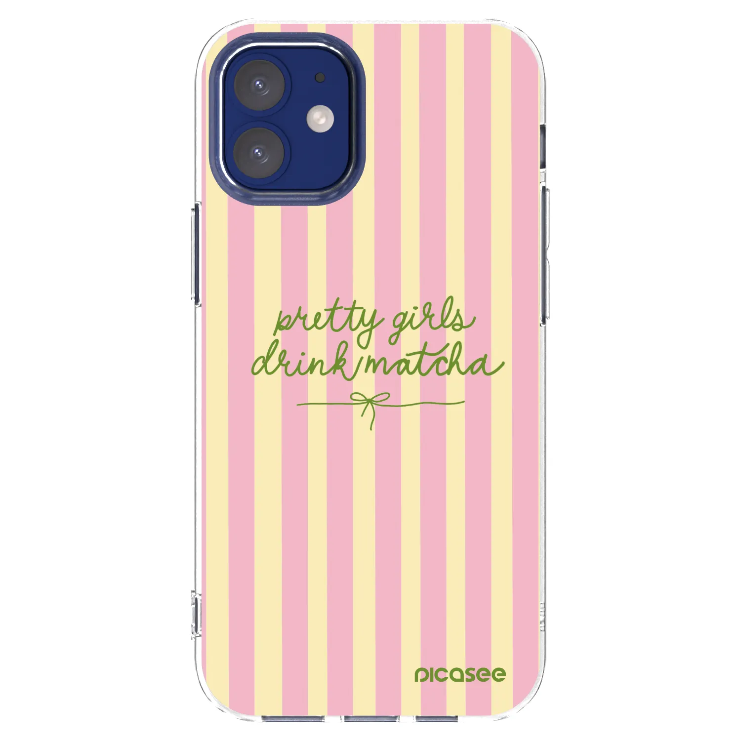 Picasee Apple iPhone 12 mini Hülle - Transparentes Silikon - Pretty matcha