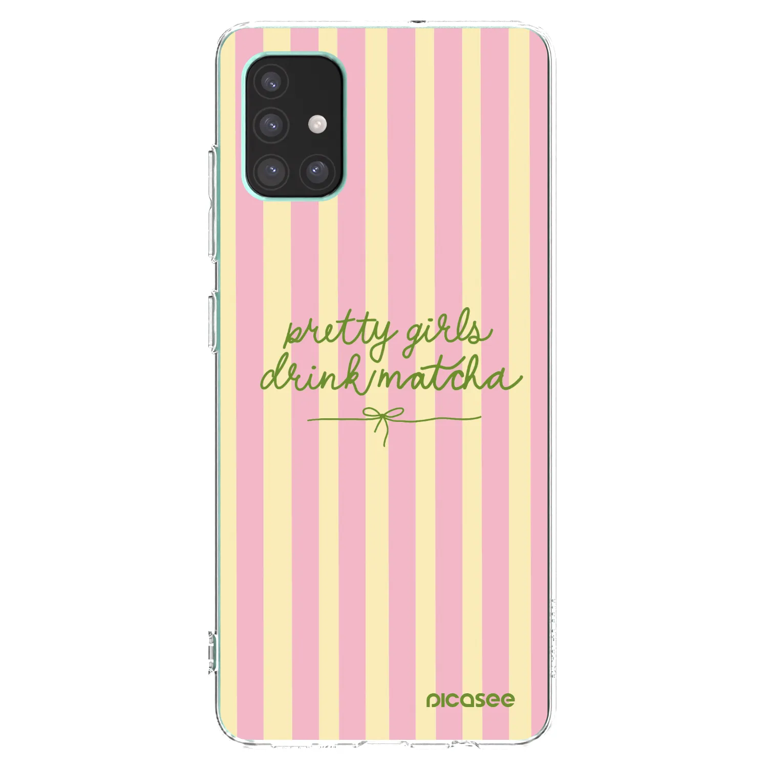 Picasee Samsung Galaxy M51 M515F Hülle - Transparentes Silikon - Pretty matcha
