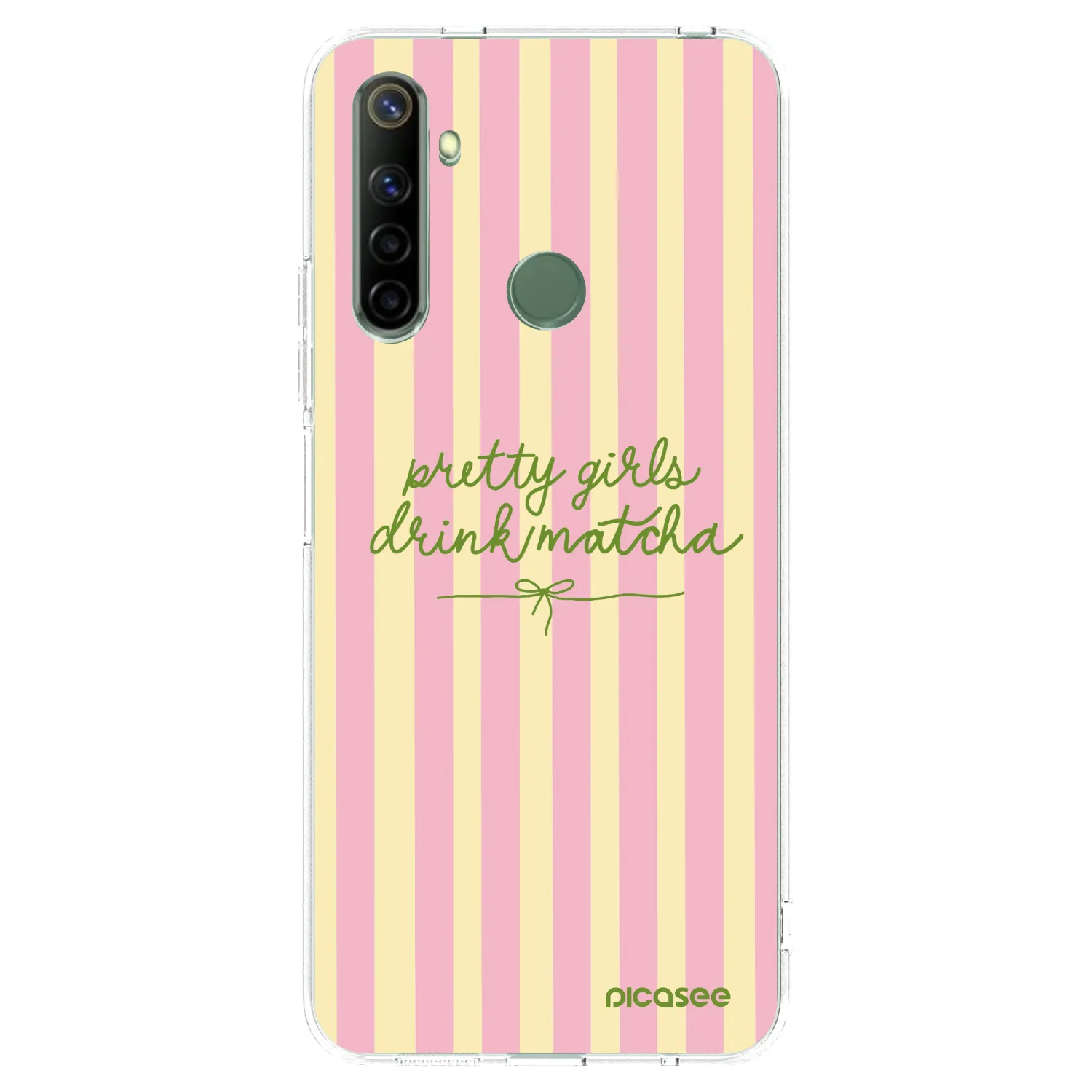 Picasee Realme 6i Hülle - Transparentes Silikon - Pretty matcha