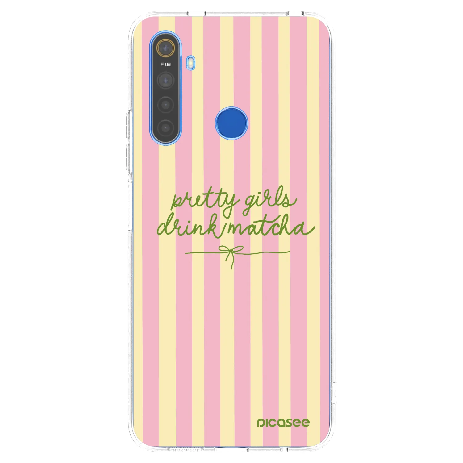 Picasee Realme 5 Hülle - Transparentes Silikon - Pretty matcha