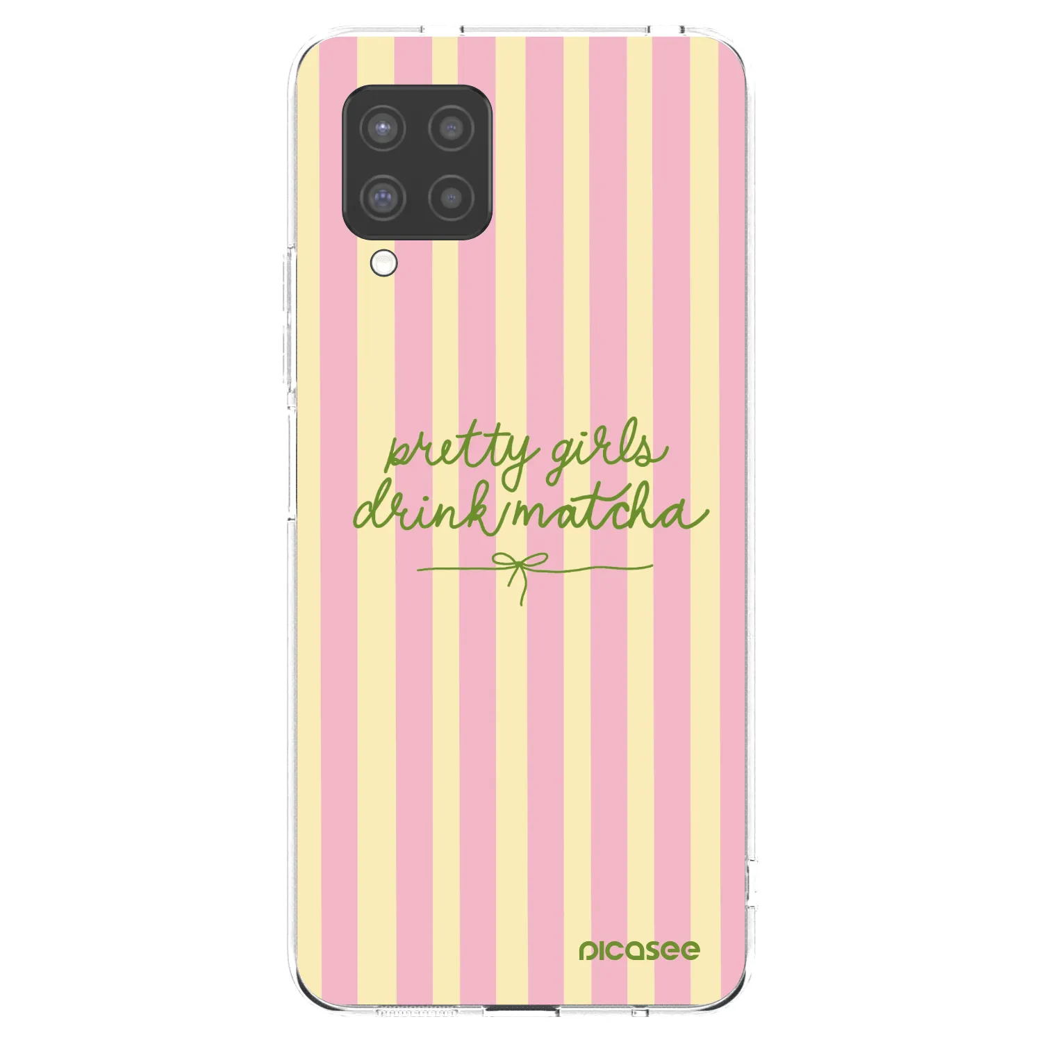Picasee Samsung Galaxy A42 A426B Hülle - Transparentes Silikon - Pretty matcha