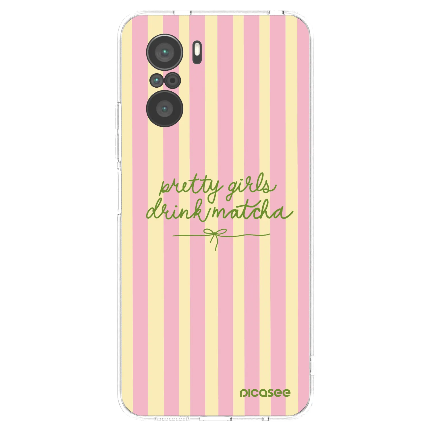 Picasee Xiaomi Poco F3 Hülle - Transparentes Silikon - Pretty matcha