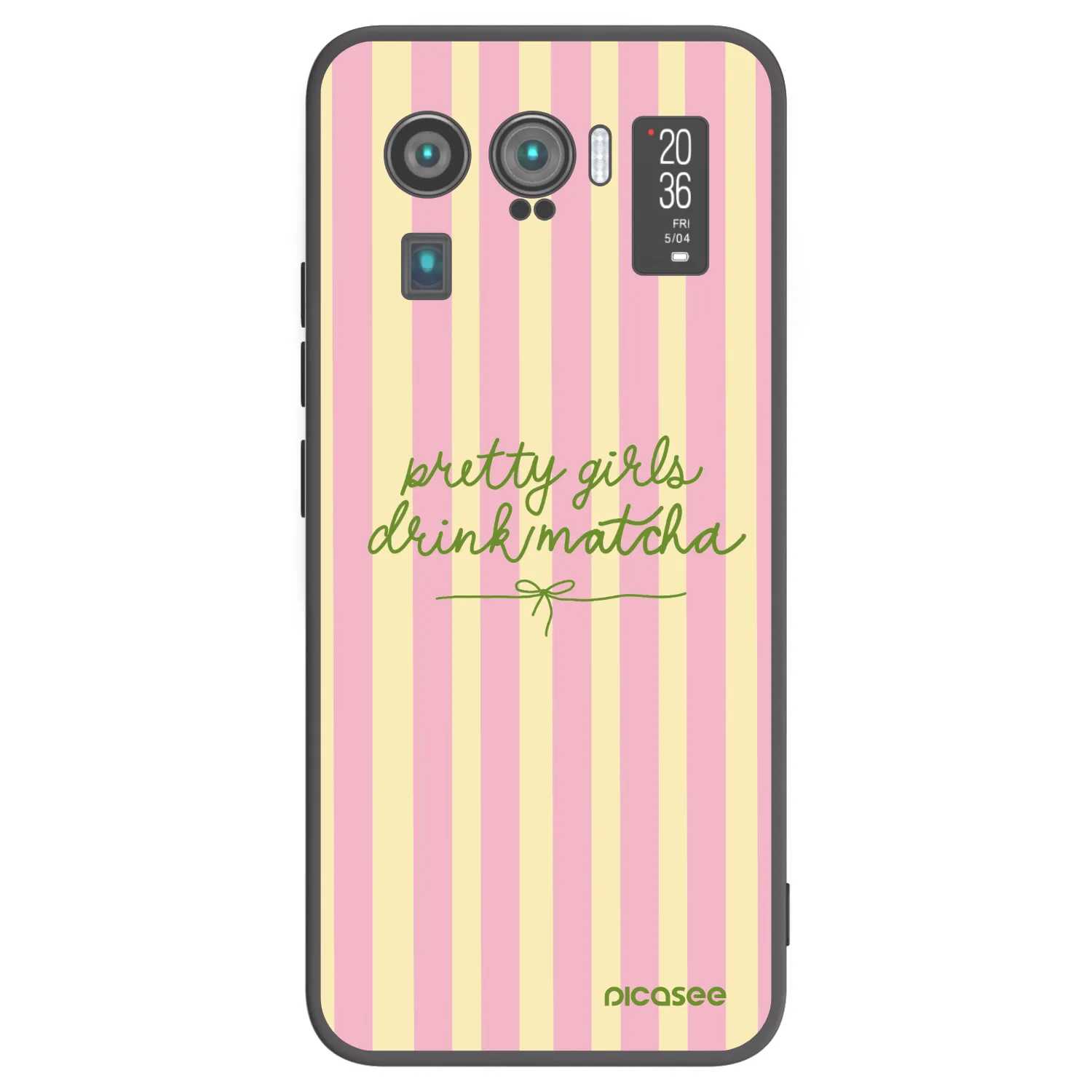 Picasee Xiaomi Mi 11 Ultra Hülle - Schwarzes Silikon - Pretty matcha