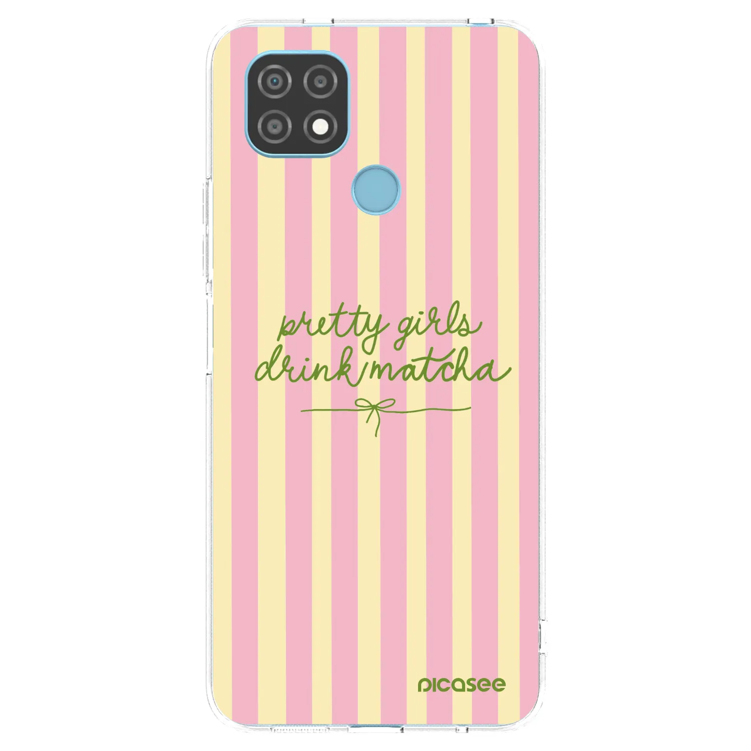 Picasee Realme C21 Hülle - Transparentes Silikon - Pretty matcha