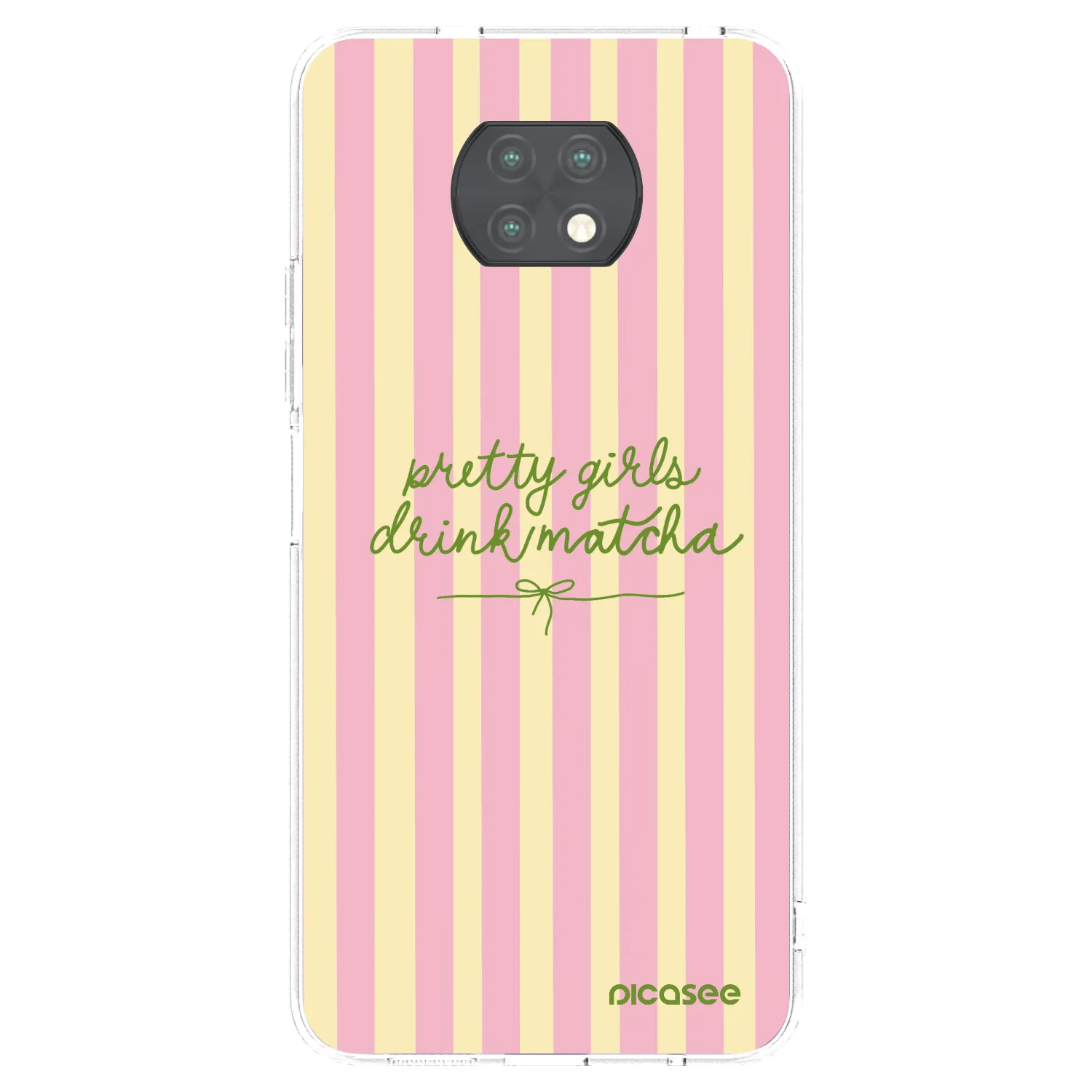 Picasee Xiaomi Redmi Note 9T Hülle - Transparentes Silikon - Pretty matcha