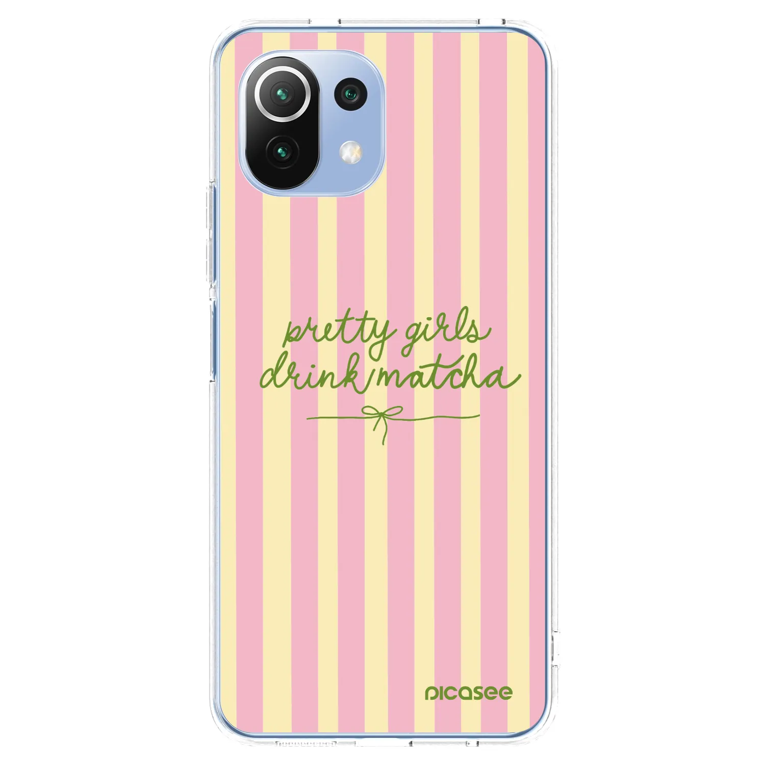 Picasee Xiaomi 11 Lite 5G NE Hülle - Transparentes Silikon - Pretty matcha