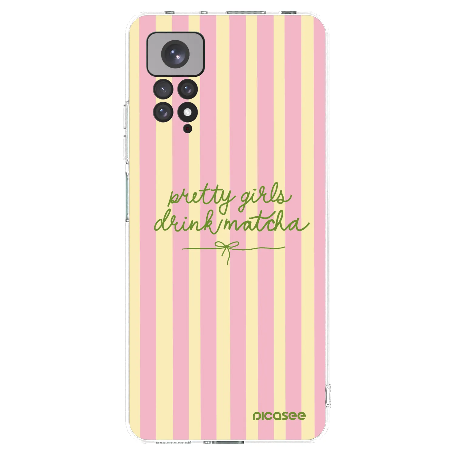 Picasee Xiaomi Redmi Note 11S 4G Hülle - Transparentes Silikon - Pretty matcha