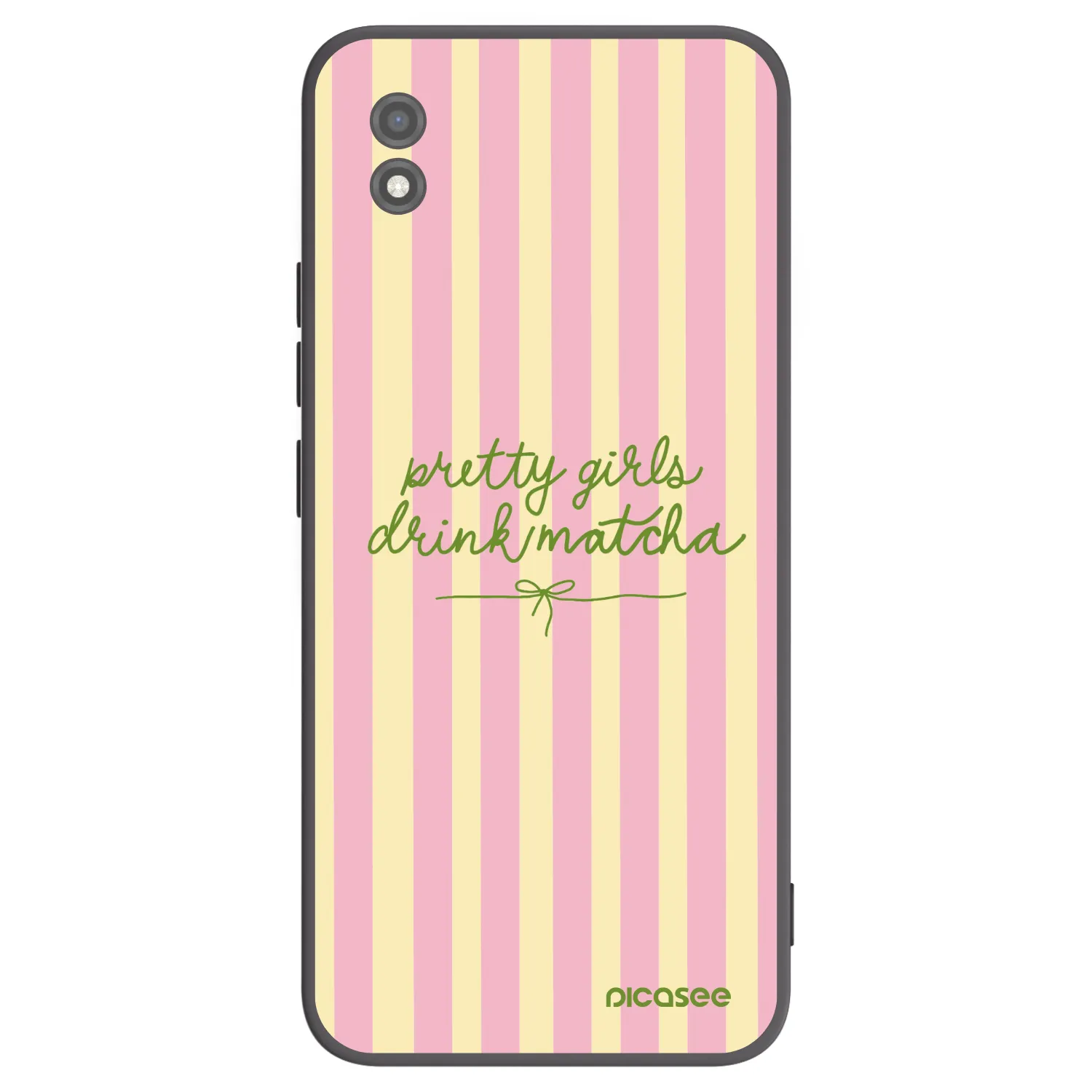 Picasee Realme C11 (2021) Hülle - Schwarzes Silikon - Pretty matcha