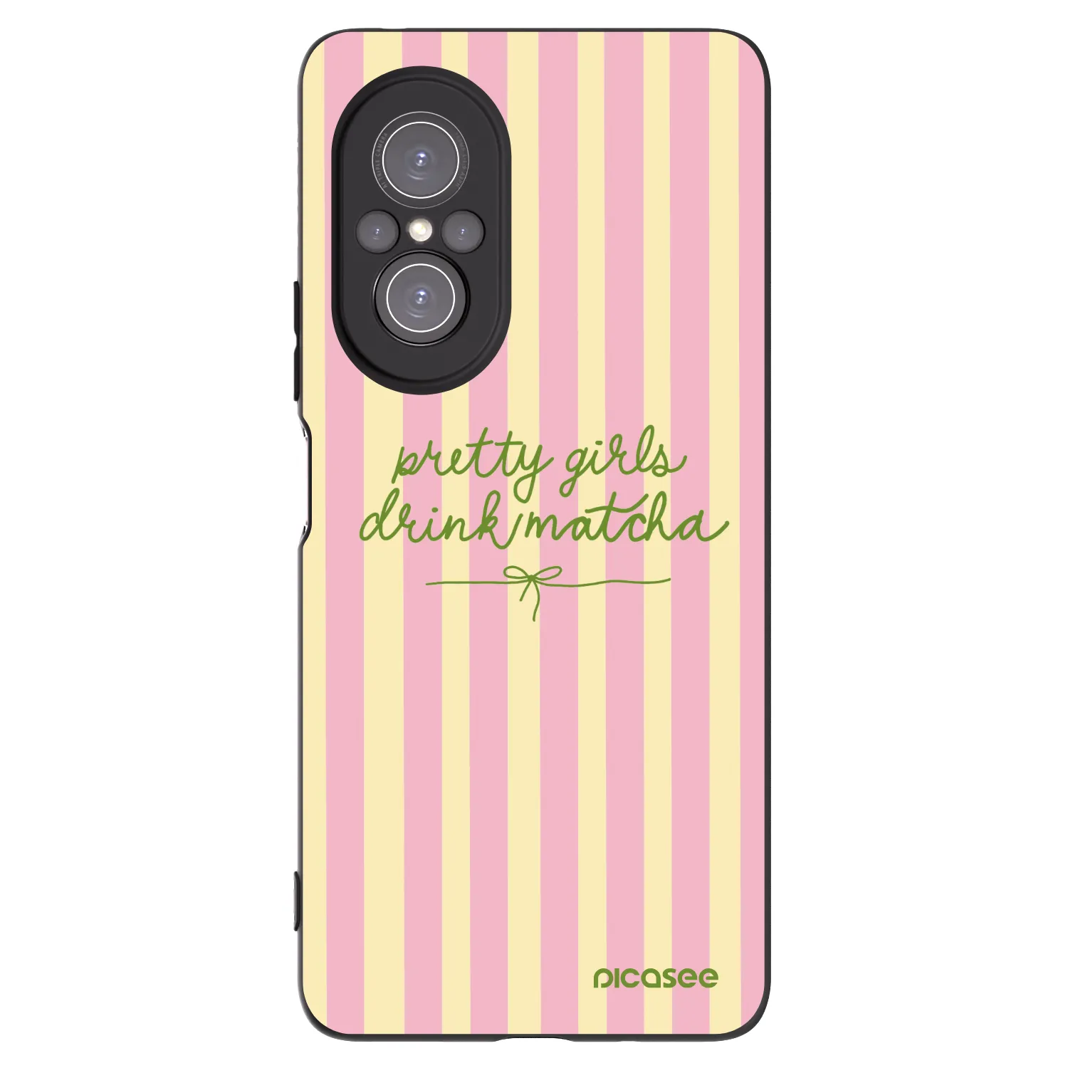 Picasee Huawei Nova 9 SE Hülle - Schwarzes Silikon - Pretty matcha