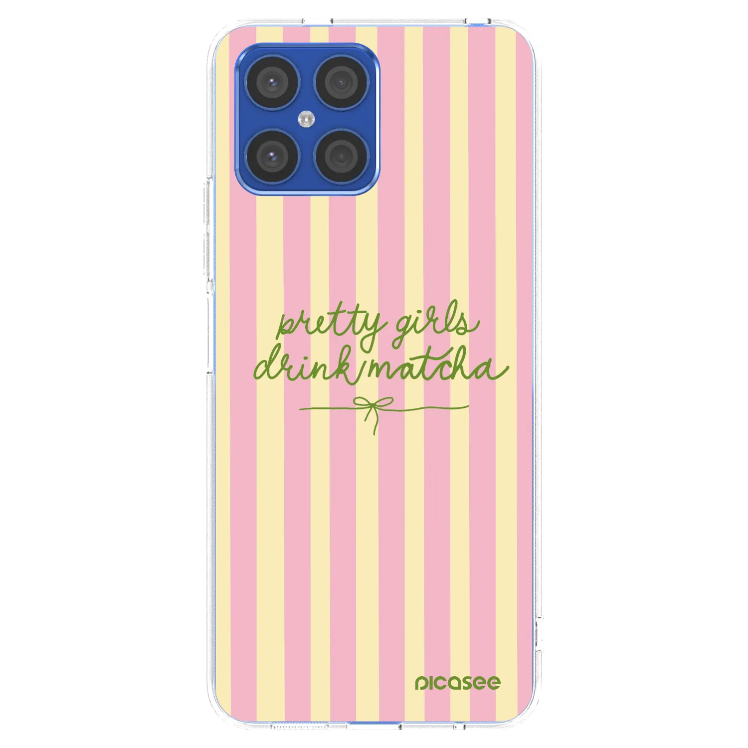 Picasee Honor X8 4G Hülle - Transparentes Silikon - Pretty matcha