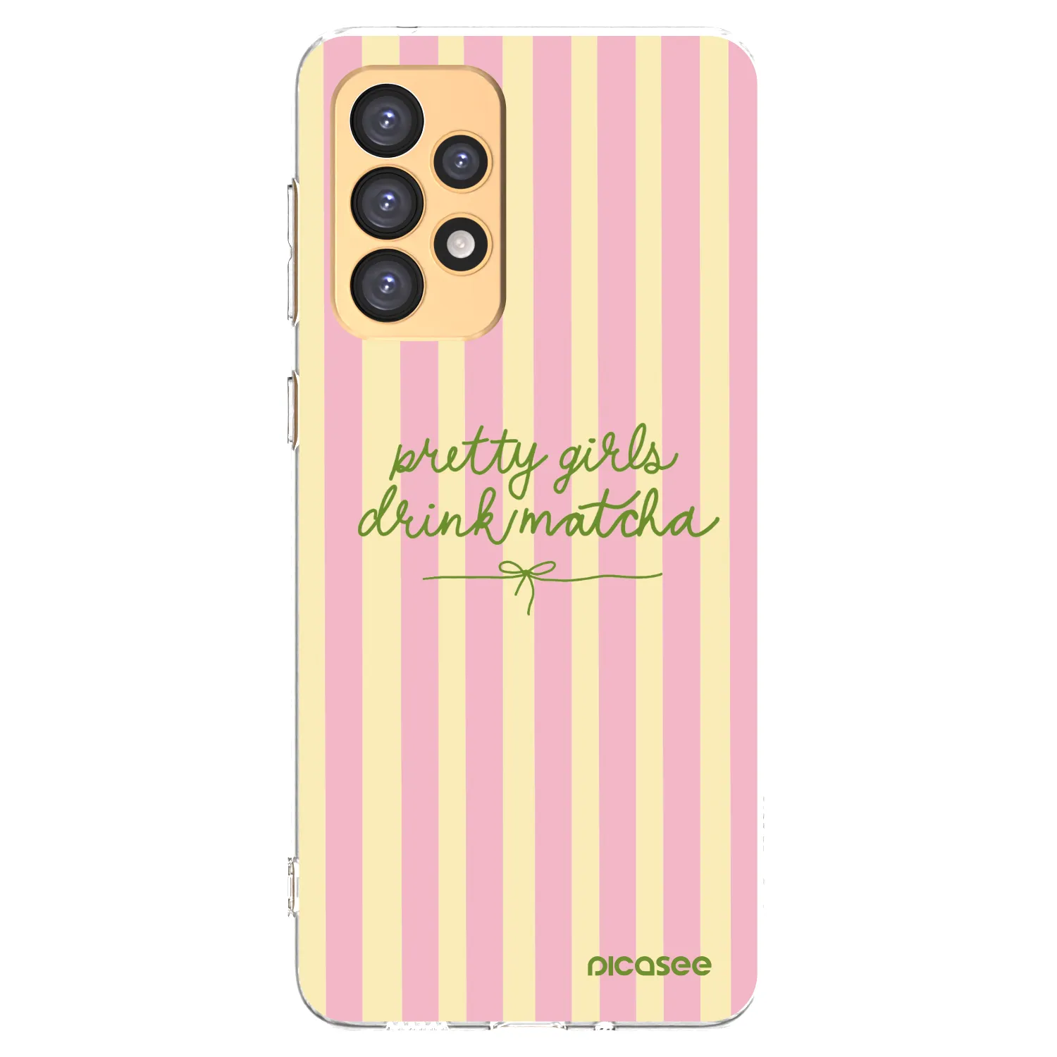 Picasee Samsung Galaxy A33 5G A336 Hülle - Transparentes Silikon - Pretty matcha