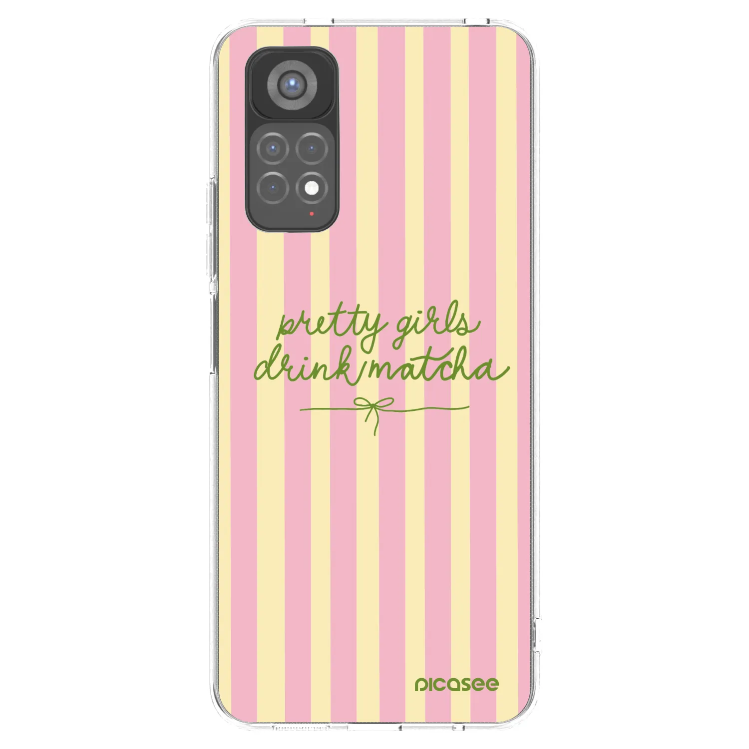 Picasee Xiaomi Redmi Note 11S 5G Hülle - Transparentes Silikon - Pretty matcha