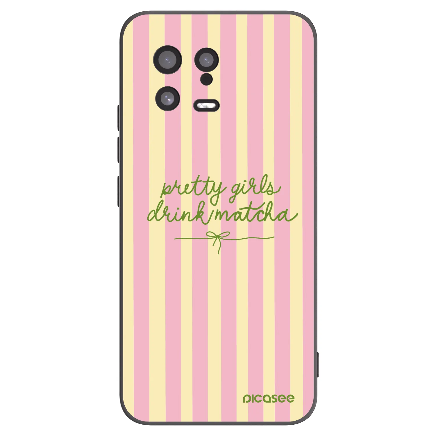 Picasee Xiaomi 13 Hülle - Schwarzes Silikon - Pretty matcha