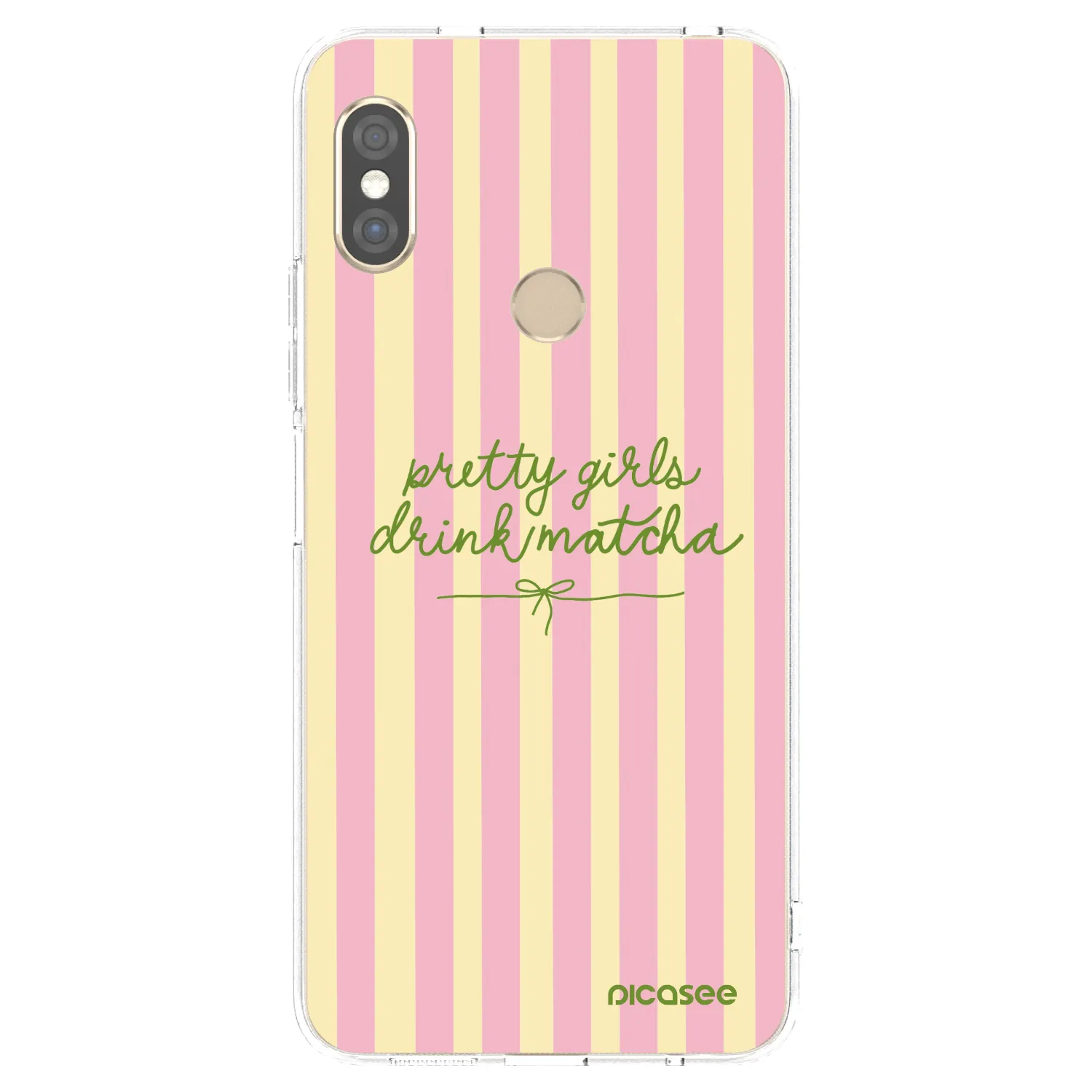 Picasee Xiaomi Redmi Note 5 Global Hülle - Transparentes Silikon - Pretty matcha