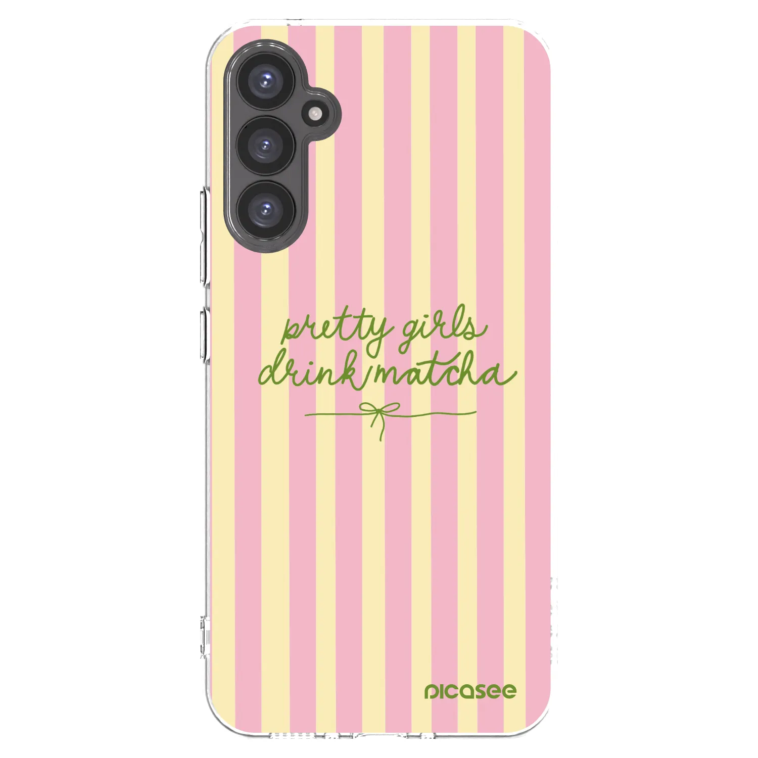 Picasee Samsung Galaxy A34 5G A346B Hülle - Transparentes Silikon - Pretty matcha