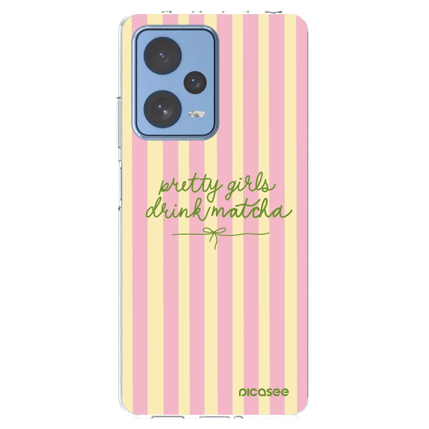Picasee Xiaomi Redmi Note 12 Pro 5G Hülle - Transparentes Silikon - Pretty matcha