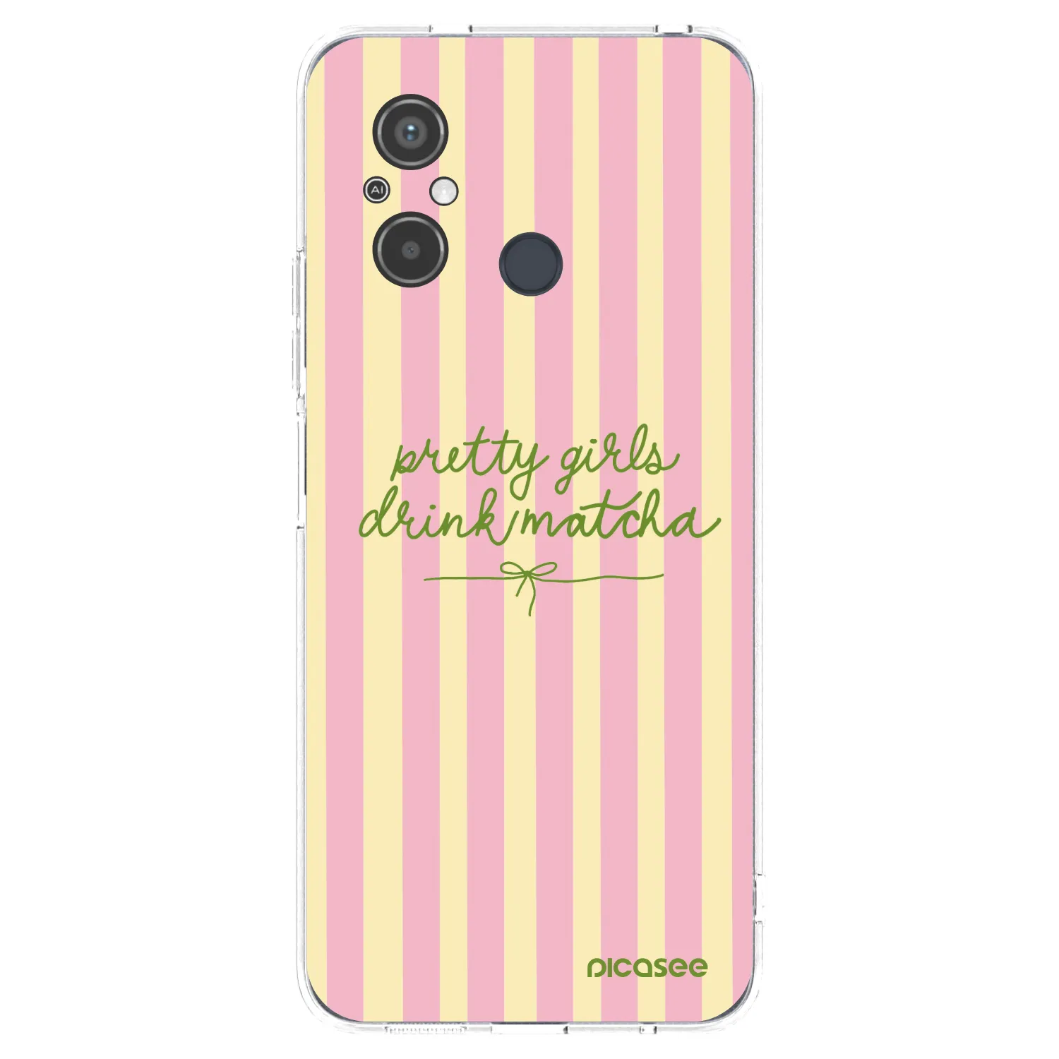 Picasee Xiaomi Redmi 12C Hülle - Transparentes Silikon - Pretty matcha