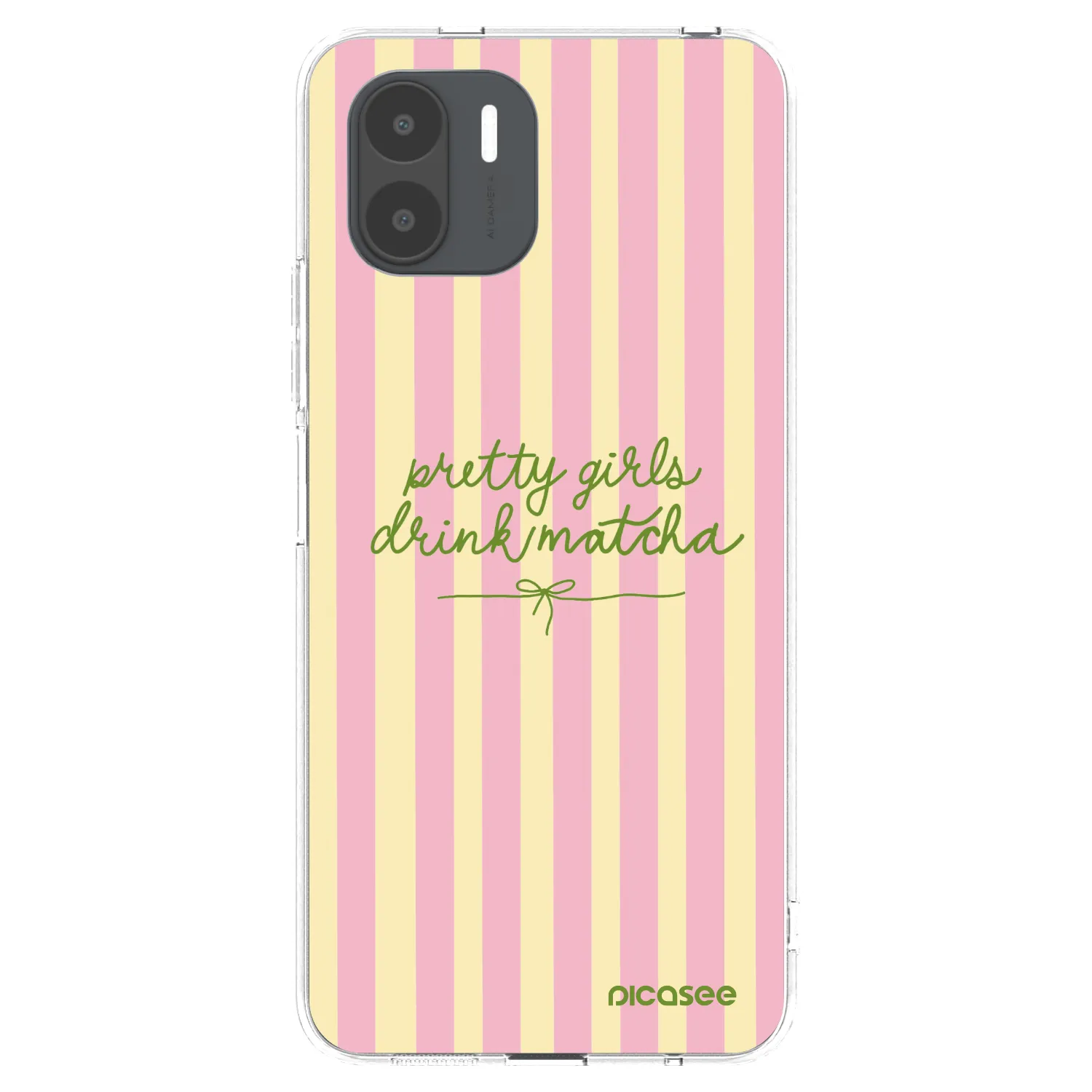 Picasee Xiaomi Redmi A2 Hülle - Transparentes Silikon - Pretty matcha