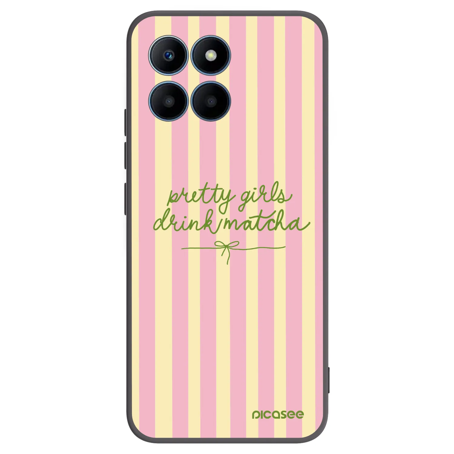 Picasee Honor 70 Lite Hülle - Schwarzes Silikon - Pretty matcha