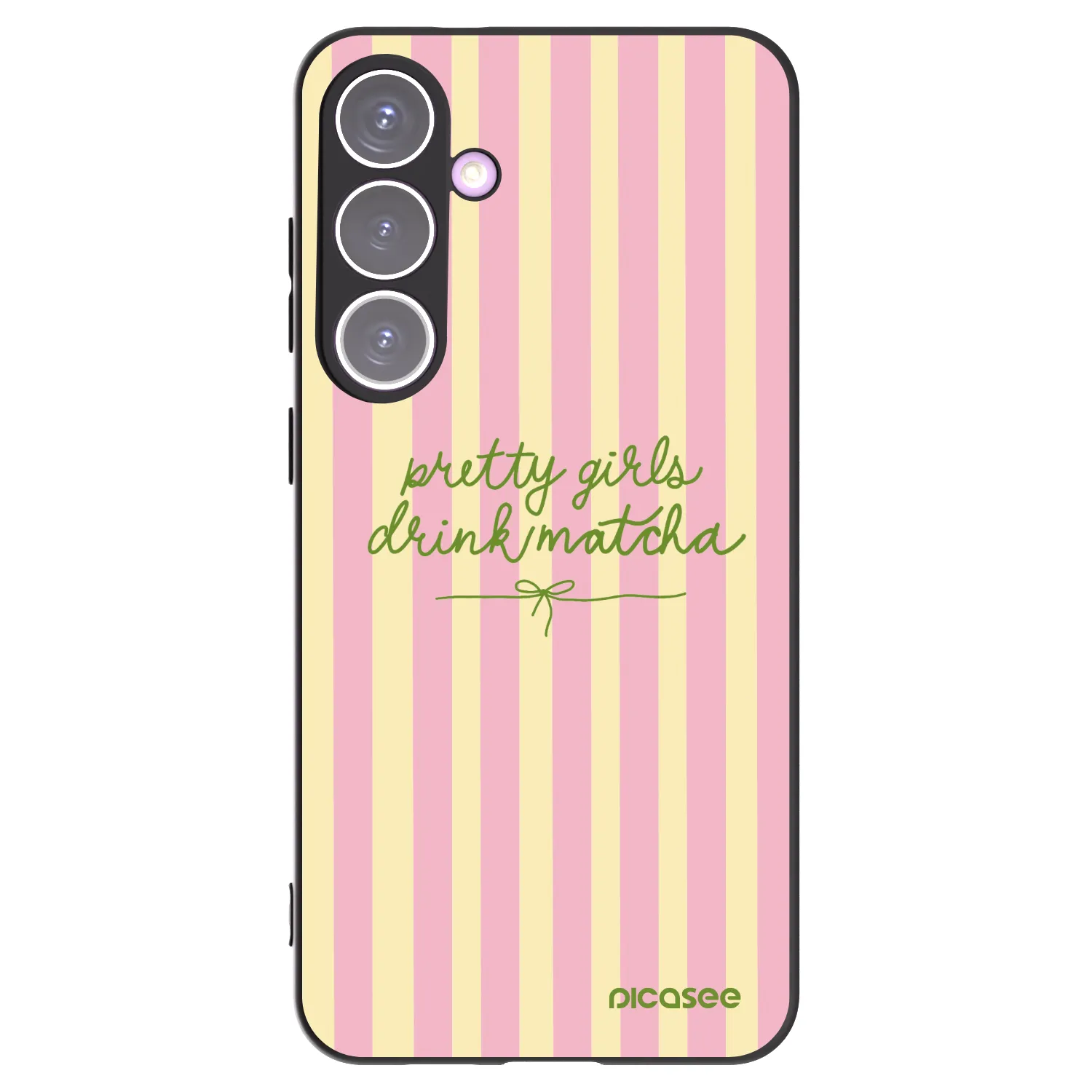 Picasee Samsung Galaxy S24+ S926B 5G Hülle - Schwarzes Silikon - Pretty matcha