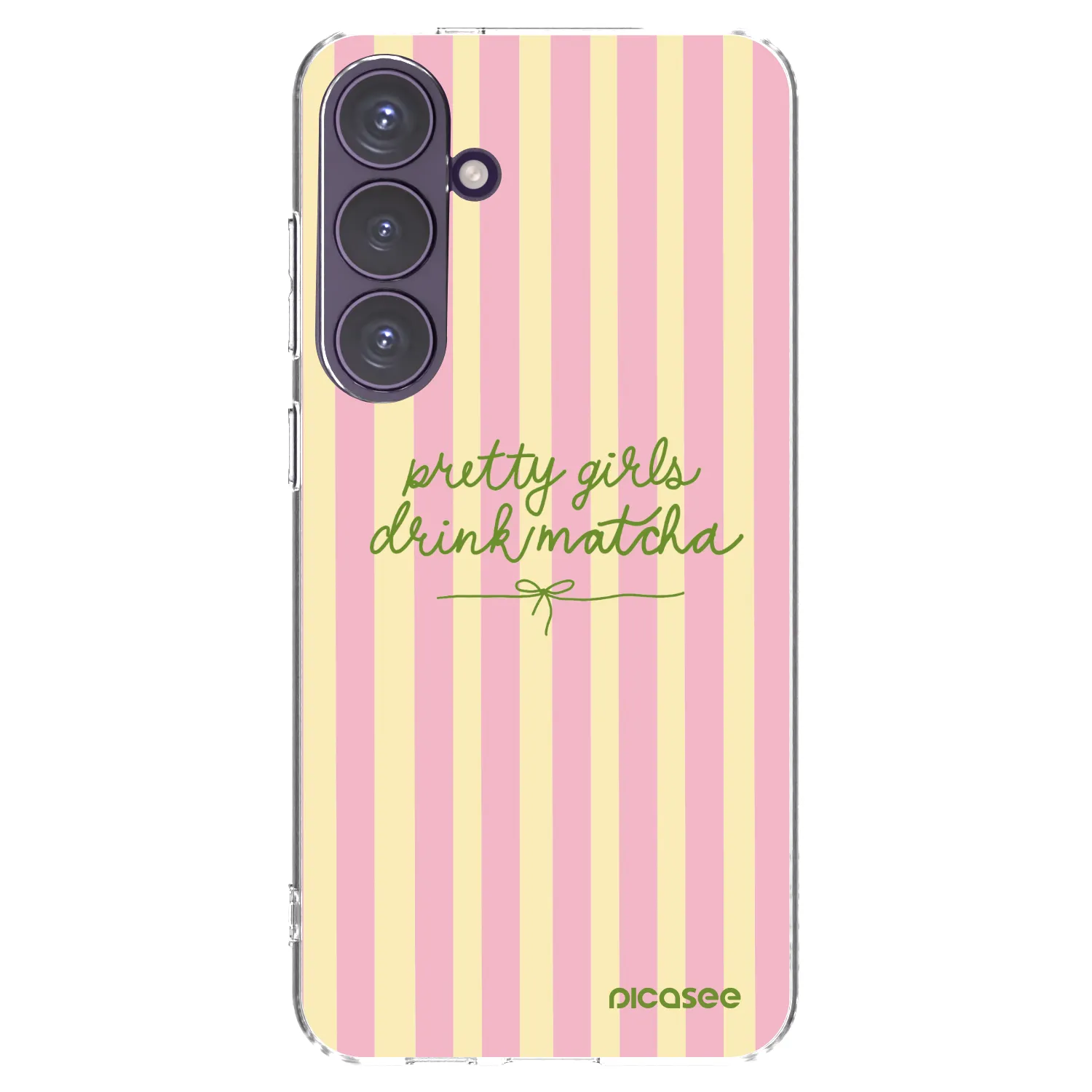 Picasee Samsung Galaxy S24+ S926B 5G Hülle - Transparentes Silikon - Pretty matcha