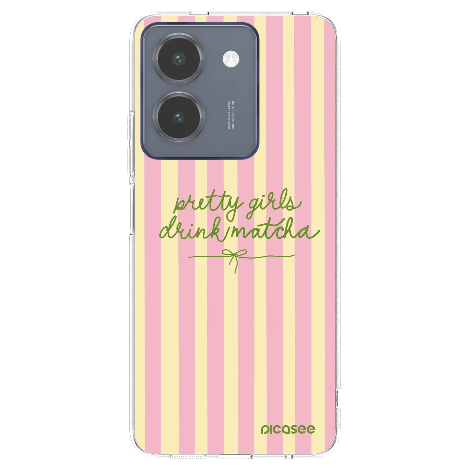 Picasee Vivo Y36 4G Hülle - Transparentes Silikon - Pretty matcha