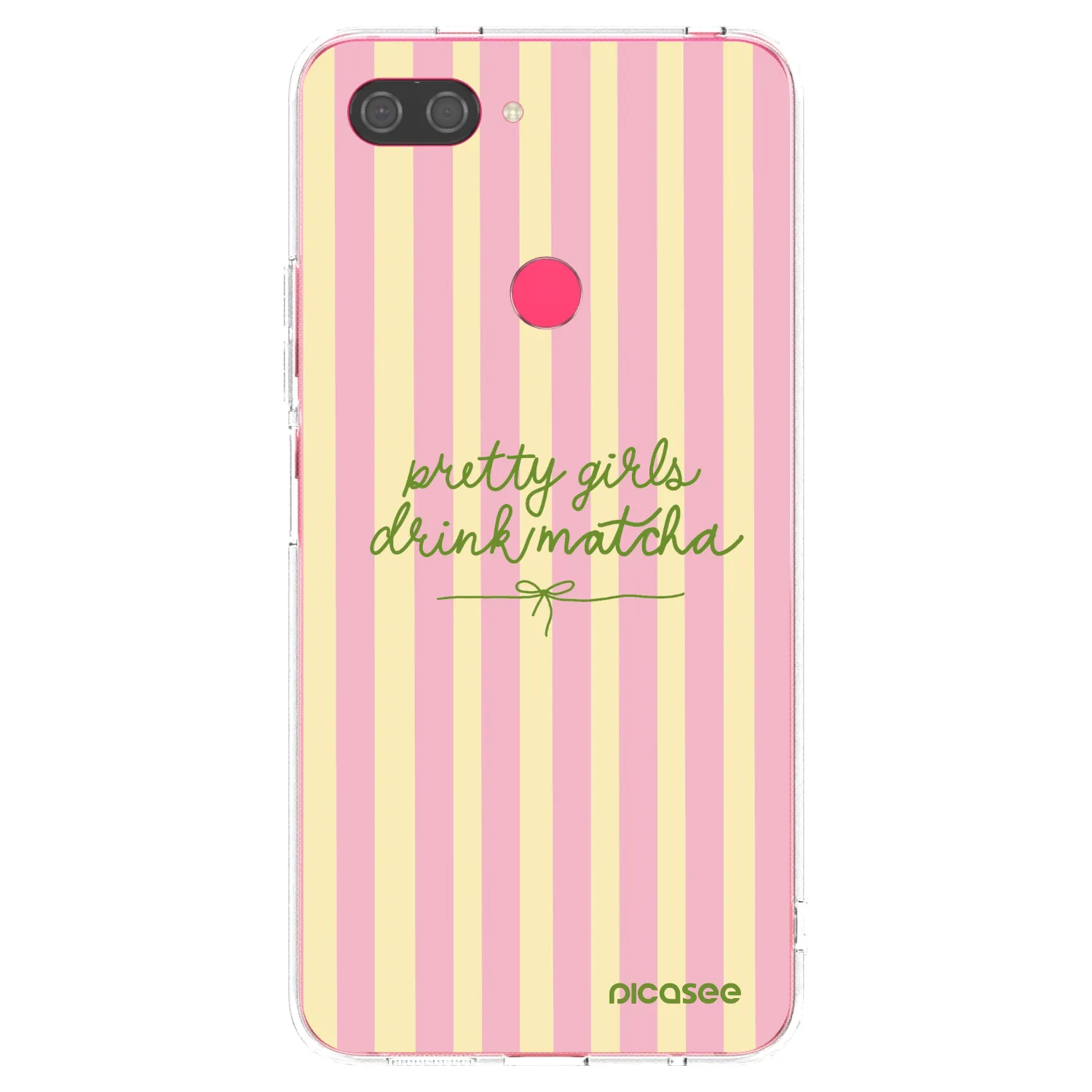 Picasee Xiaomi Mi 8 Lite Hülle - Transparentes Silikon - Pretty matcha