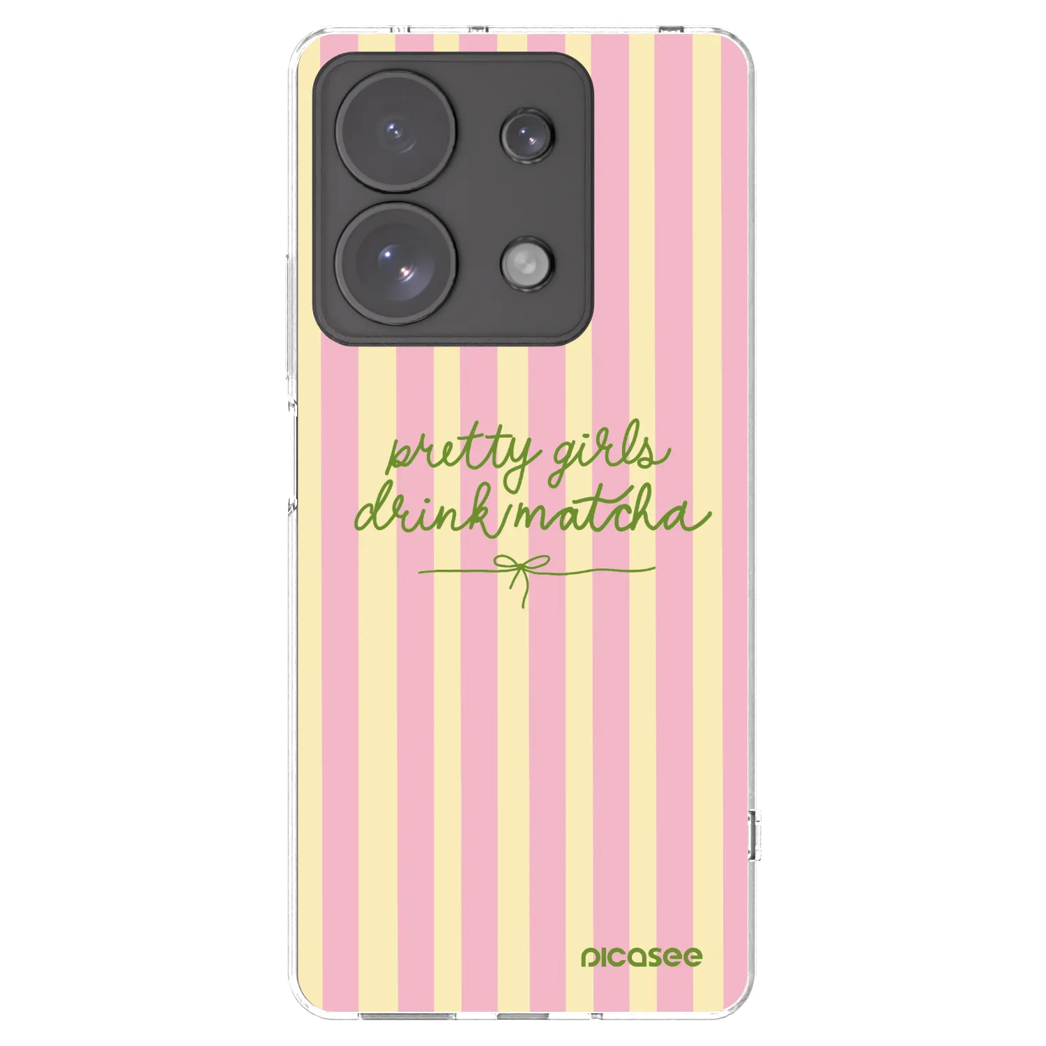 Picasee Xiaomi Redmi Note 13 Pro 4G Hülle - Transparentes Silikon - Pretty matcha
