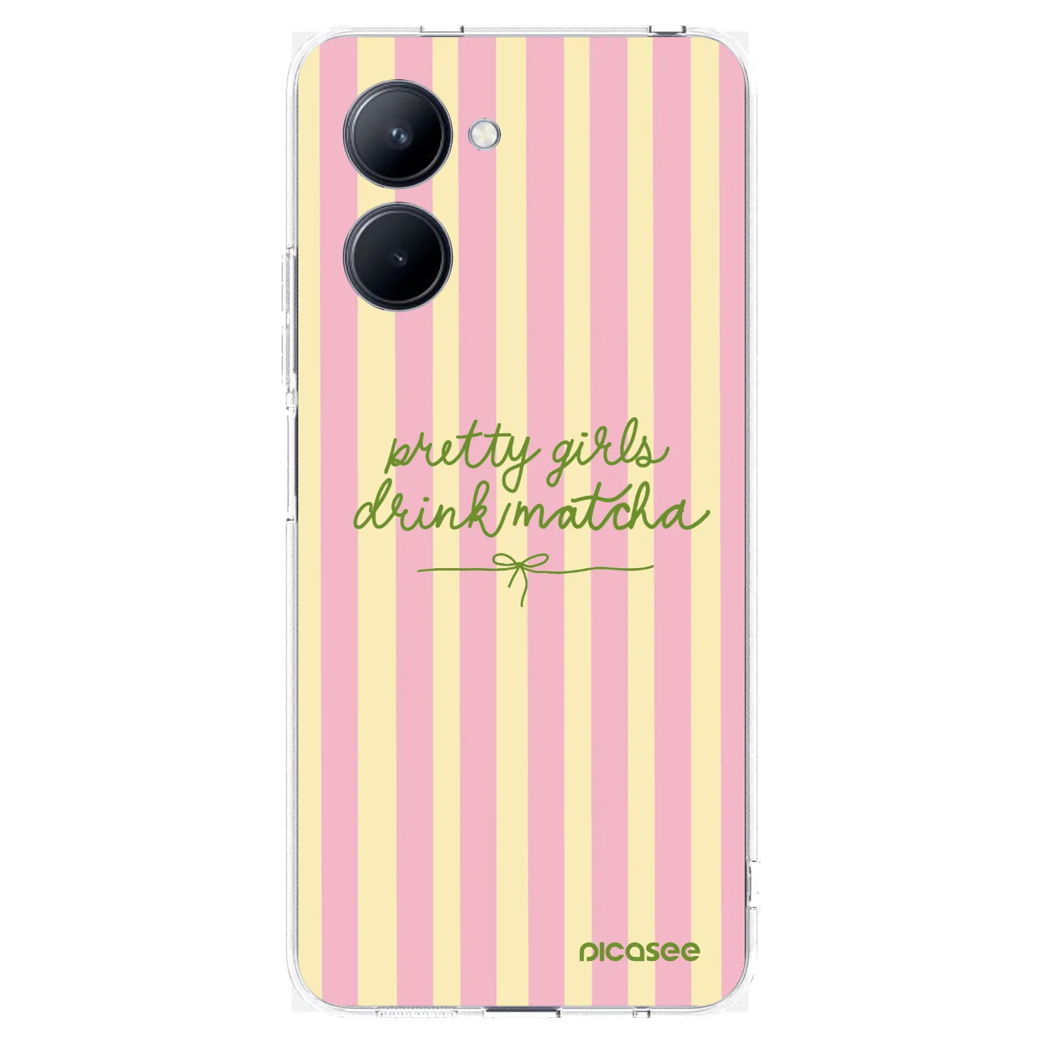 Picasee Realme C33 (2023) Hülle - Transparentes Silikon - Pretty matcha