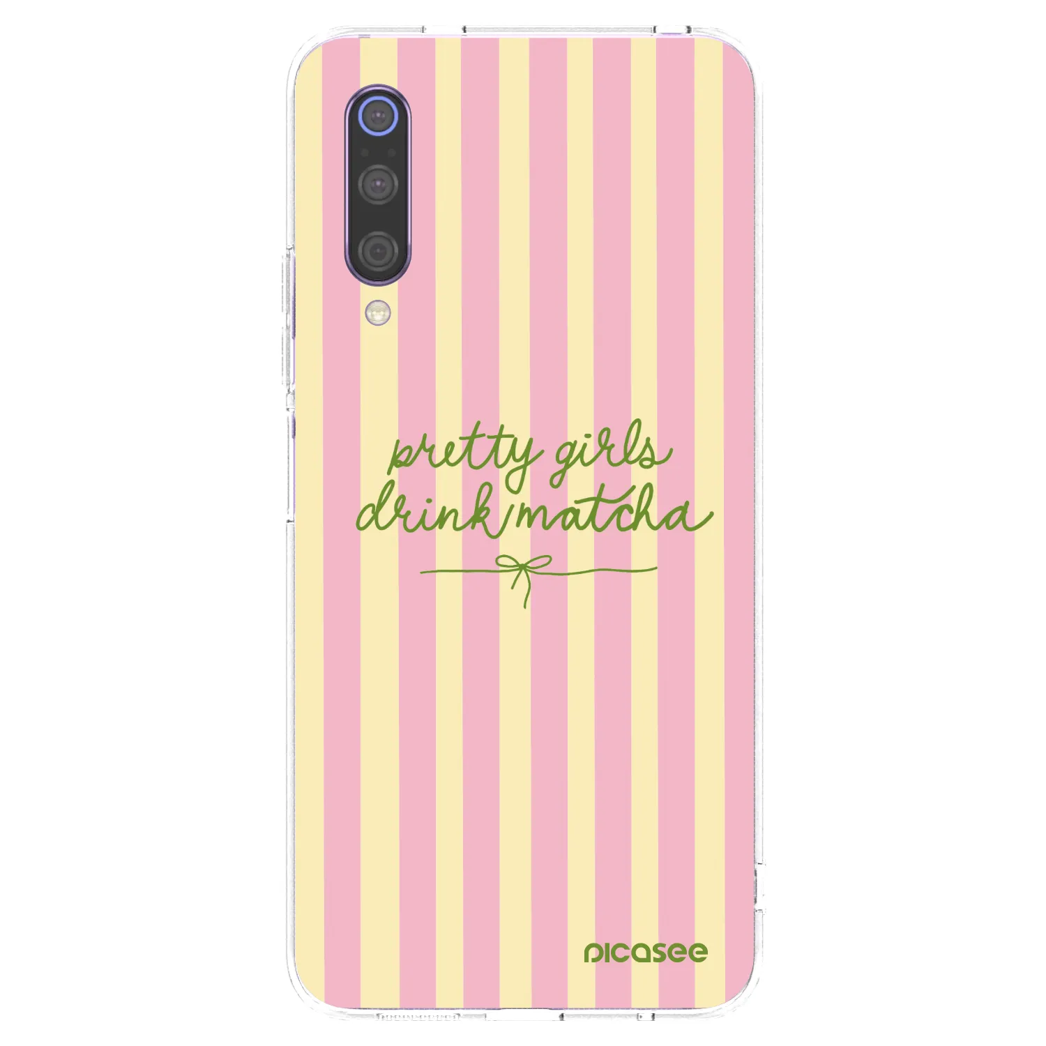 Picasee Xiaomi Mi 9 Hülle - Transparentes Silikon - Pretty matcha