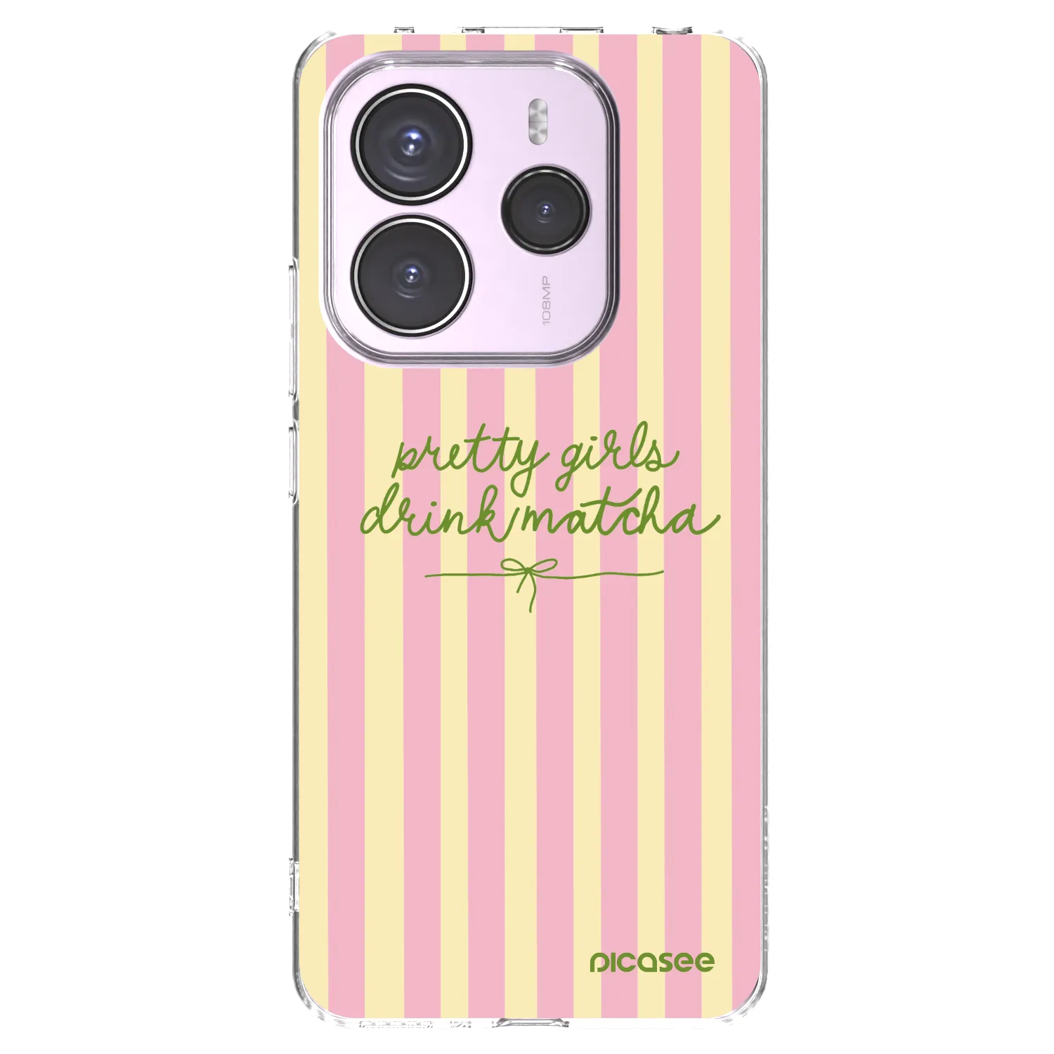 Picasee Xiaomi Redmi Note 14 5G Hülle - Transparentes Silikon - Pretty matcha