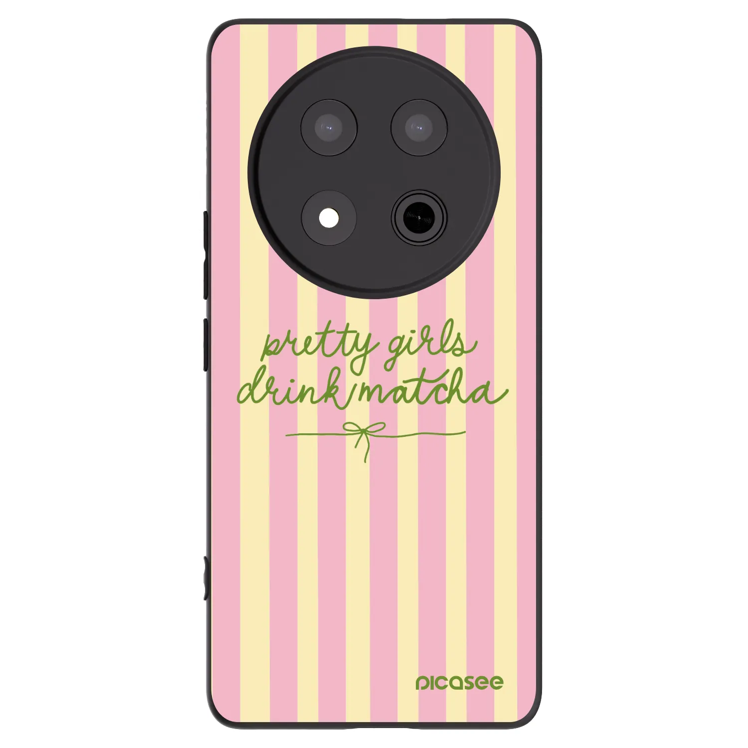 Picasee Honor Magic7 Lite 5G Hülle - Schwarzes Silikon - Pretty matcha