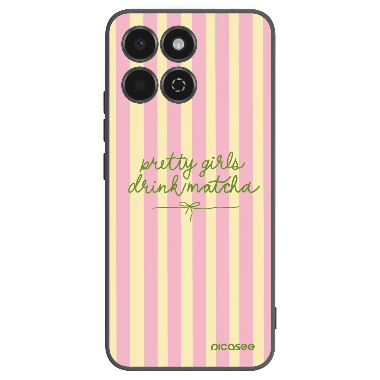 Picasee Honor 200 Smart 5G Hülle - Schwarzes Silikon - Pretty matcha