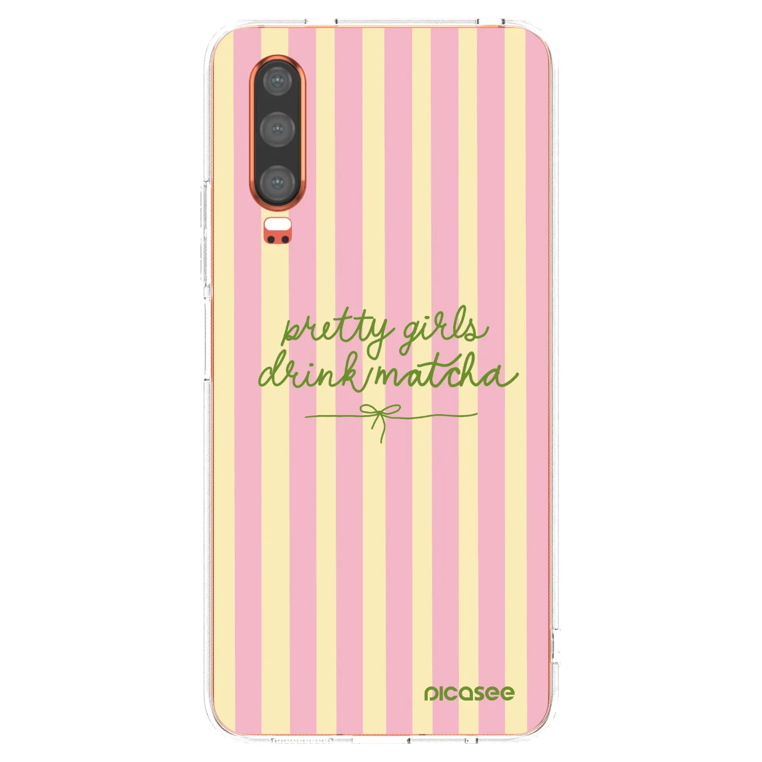 Picasee Huawei P30 Hülle - Transparentes Silikon - Pretty matcha