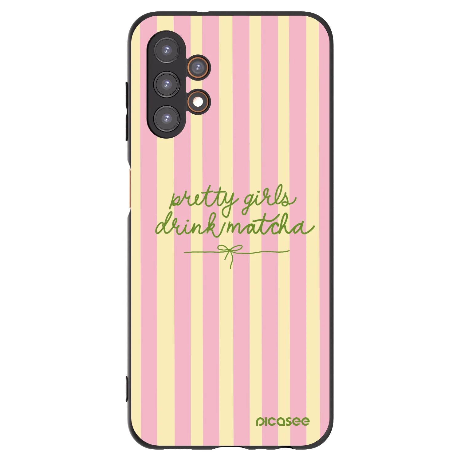 Picasee Samsung Galaxy A13 5G Hülle - Schwarzes Silikon - Pretty matcha