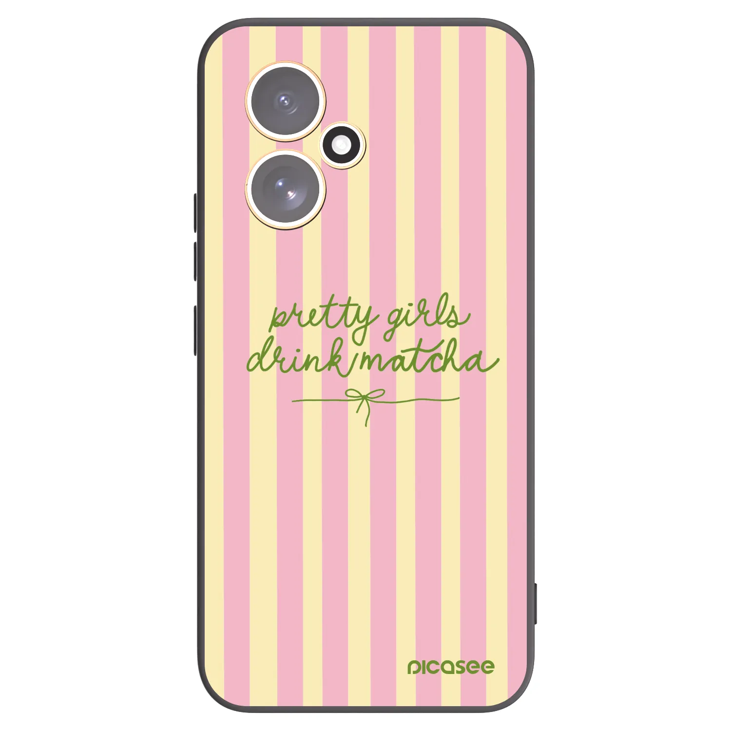 Picasee Honor 400 5G Hülle - Schwarzes Silikon - Pretty matcha