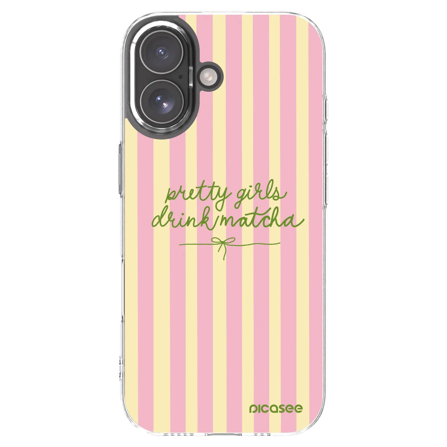 Picasee Apple iPhone 17 Hülle - Transparentes Silikon - Pretty matcha