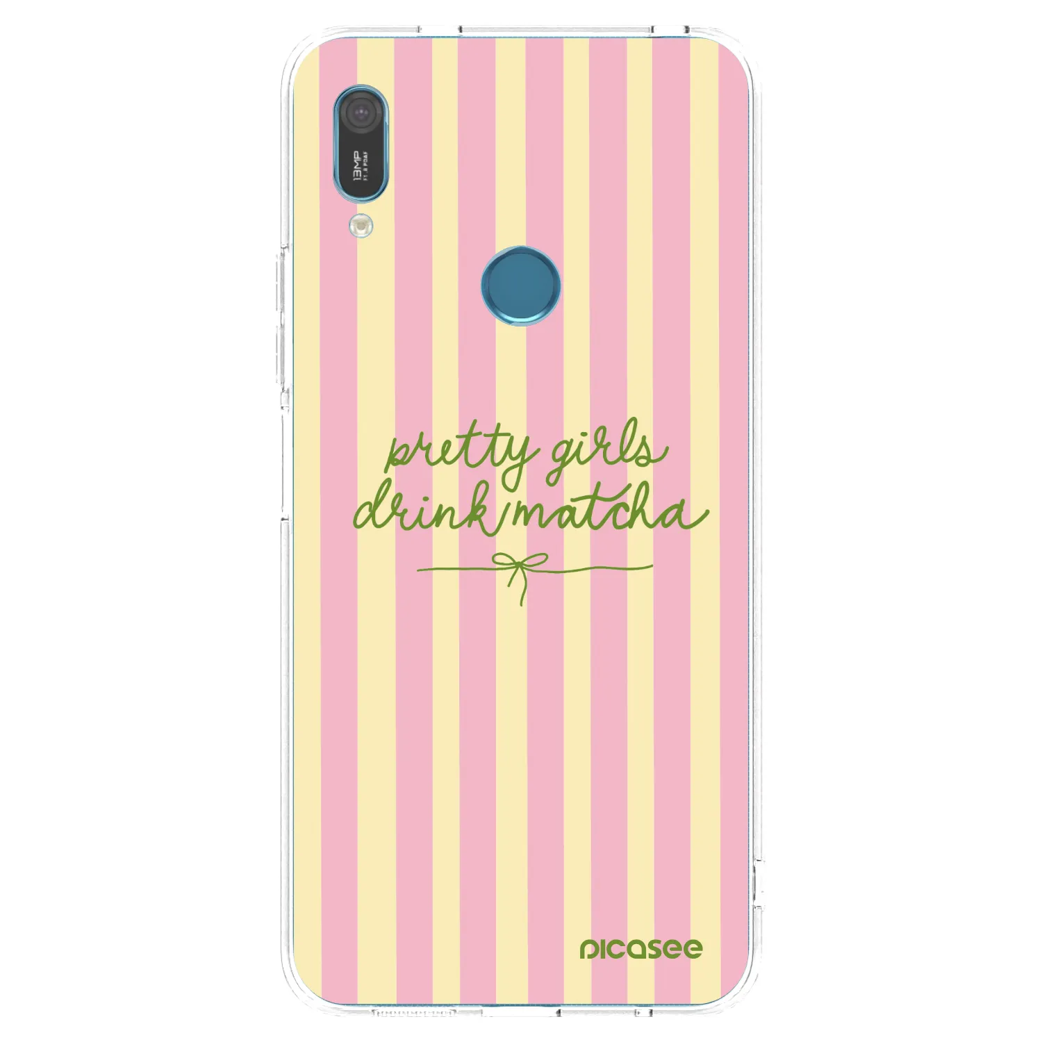 Picasee Huawei Y6 2019 Hülle - Transparentes Silikon - Pretty matcha