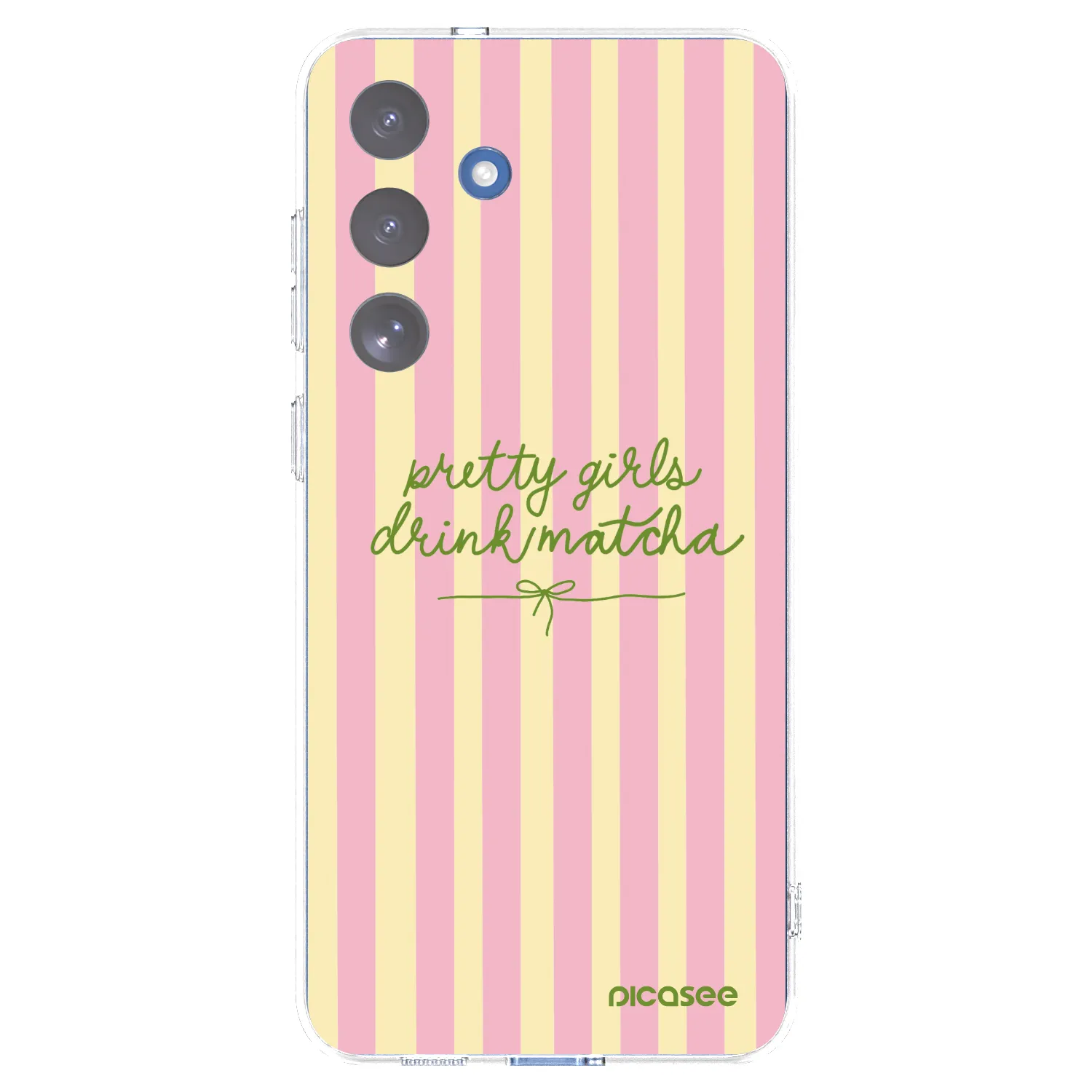 Picasee Samsung Galaxy S25 FE 5G Hülle - Transparentes Silikon - Pretty matcha