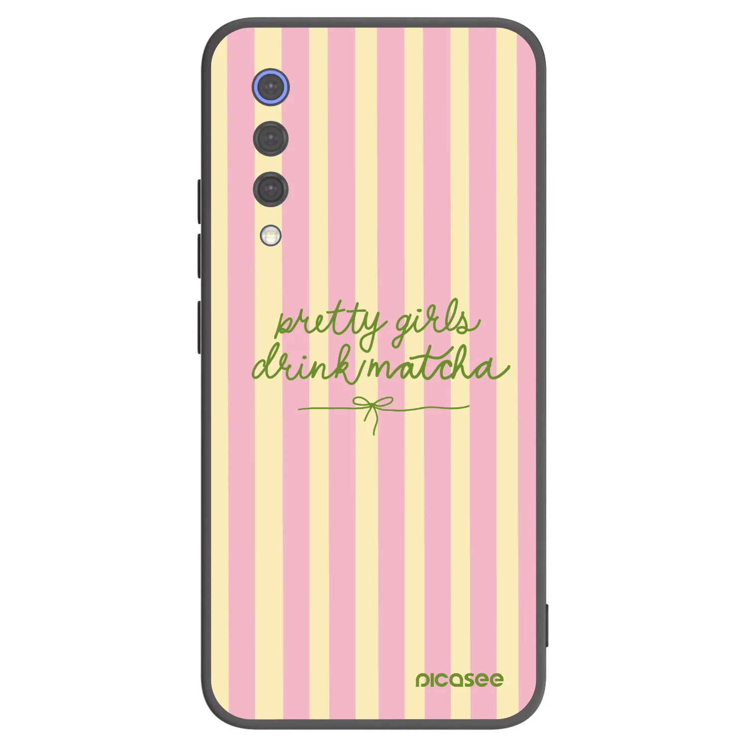 Picasee Xiaomi Mi 9 SE Hülle - Schwarzes Silikon - Pretty matcha